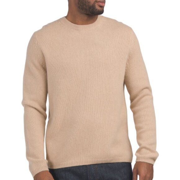 VINCE Camel Cashmere Long Sleeve Crew Neck Sweater - Picture 3 of 4